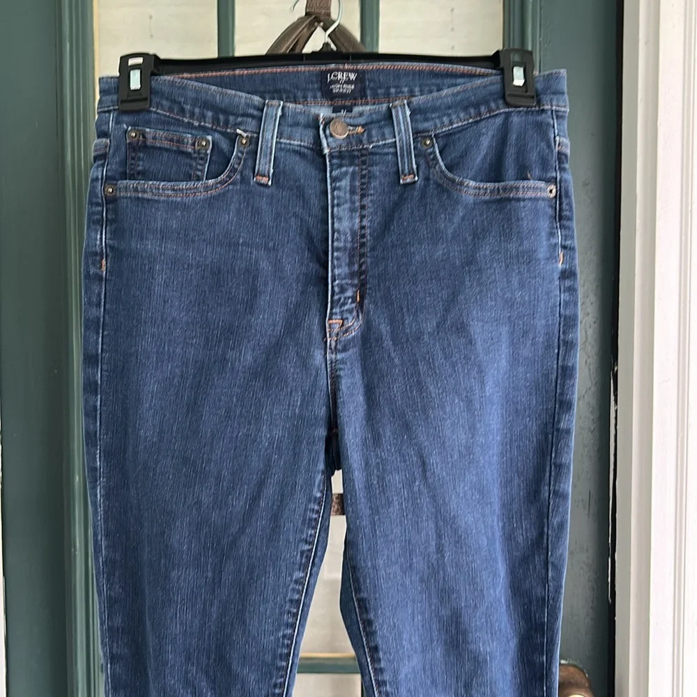J. Crew High-Rise Skinny Jeans in Indigo size 31